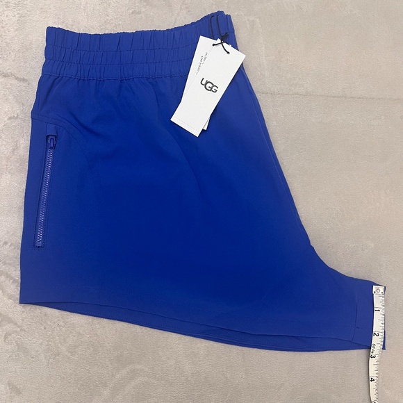 UGG Gracelynn Women's Athletic Logo Shorts in Azul Blue Size XL NEW - Picture 7 of 12